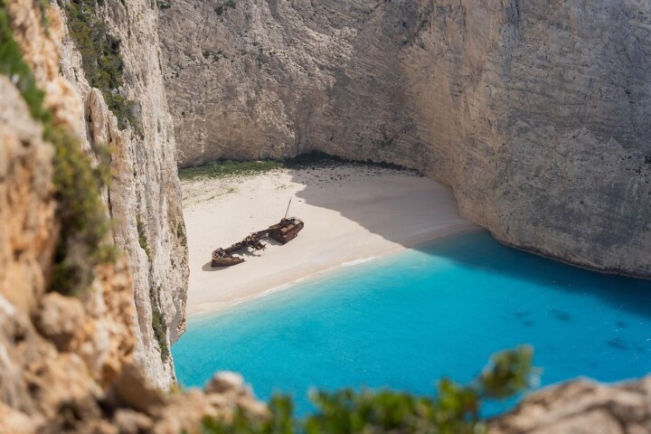 Het wrak van de Panagiotis, Zakynthos
