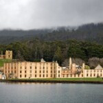 De ruïnes van de strafgevangenis van Port Arthur.