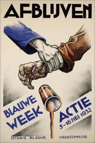 Poster van de Nederlandse matigingsbeweging