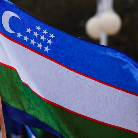 Vlag van Oezbekistan