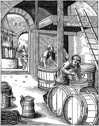Zestiende-eeuwse bierbrouwerij