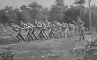 Het leven in de strafkolonie Tasmanië stond in het teken van zware arbeid en een hard regime. 