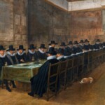 Het schilderij van de vergadering in 1608