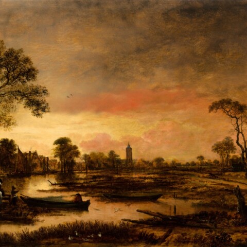 Aert van der Neer, Rivierlandschap, 1650