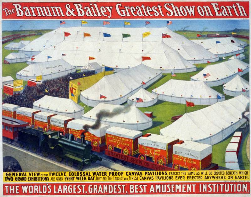 Poster van The Barnum & Bailey Greatest Show on Earth