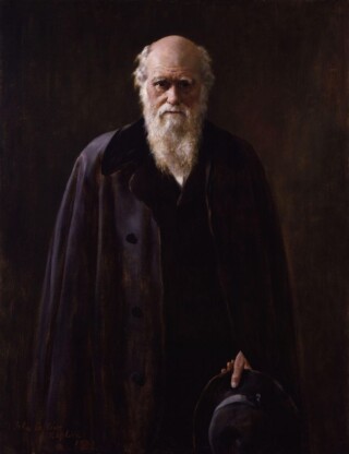 Charles Darwin, geportretteerd door John Collier in 1883