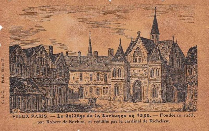 De Sorbonne, de theologische faculteit van de Universiteit van Parijs