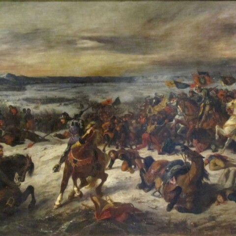 De slag bij Nancy, door Eugène Delacroix