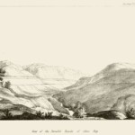 Negentiende-eeuwse afbeelding van de Parallel Roads of Glen Roy