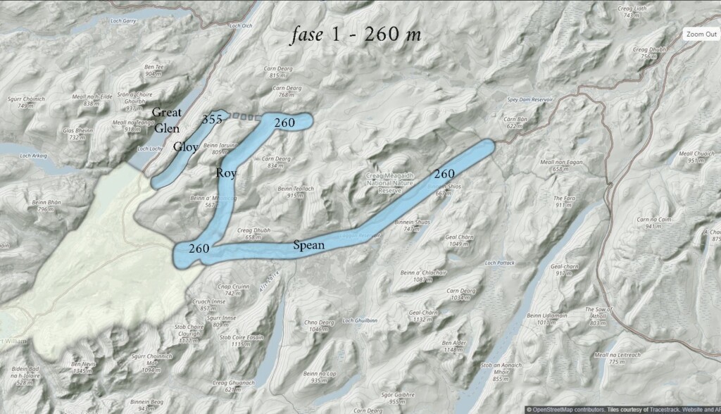 Glen Roy fase 1 - 260 m