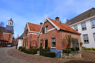 Het historische centrum van Ootmarsum in Twente