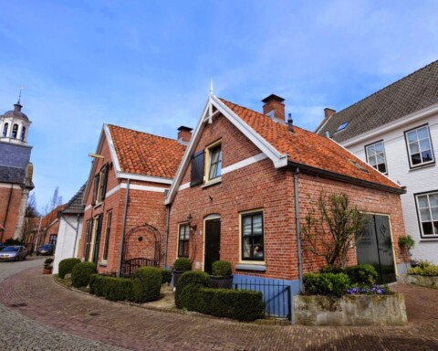 Het historische centrum van Ootmarsum in Twente