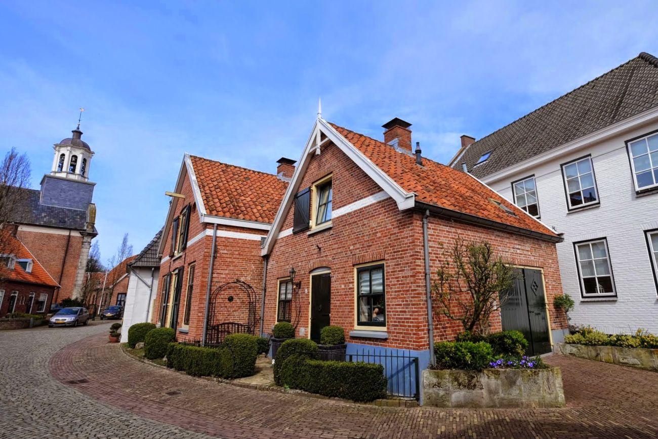 Het historische centrum van Ootmarsum in Twente