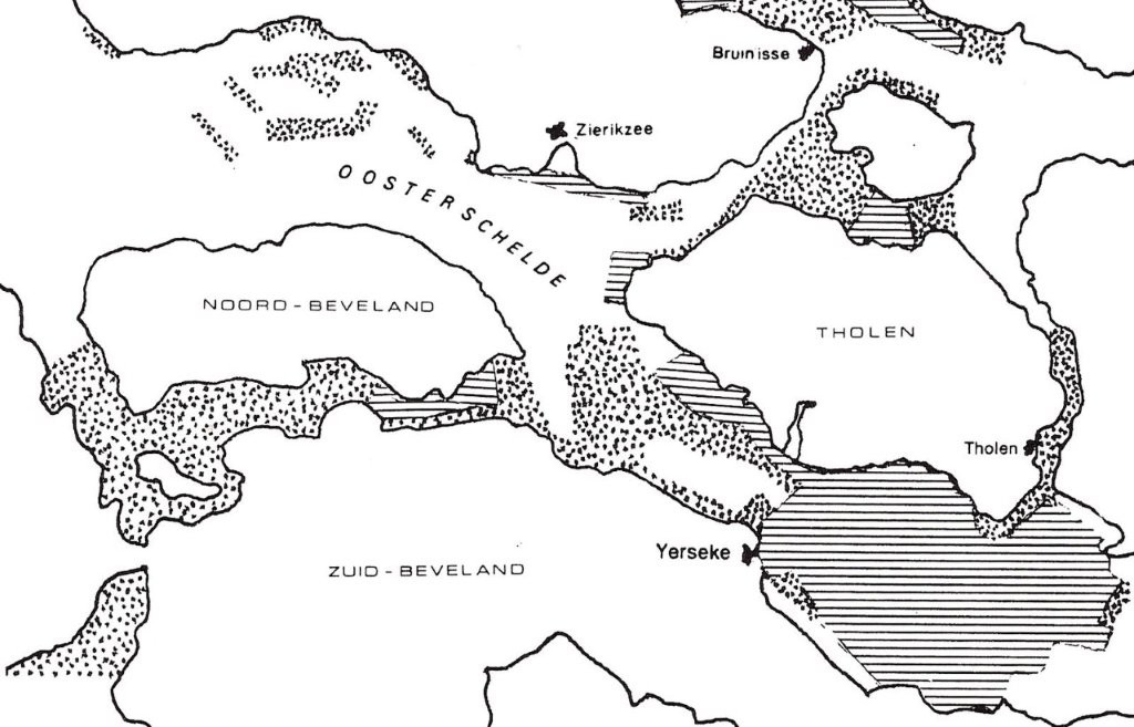 Het Oosterscheldegebied met oesterterrein