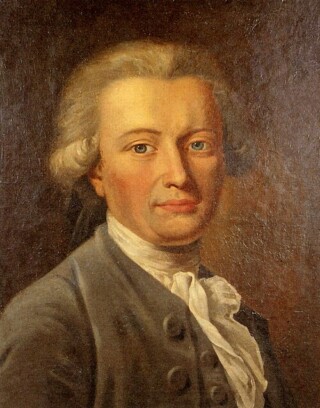 Portret van George Forster uit omstreeks 1785.