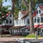 Karakteristieke historische panden in de Surinaamse binnenstad