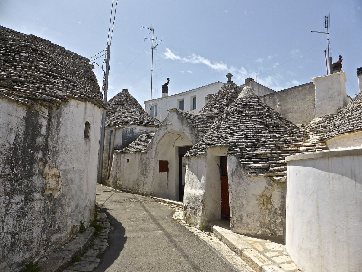 Straatje in Alberobello